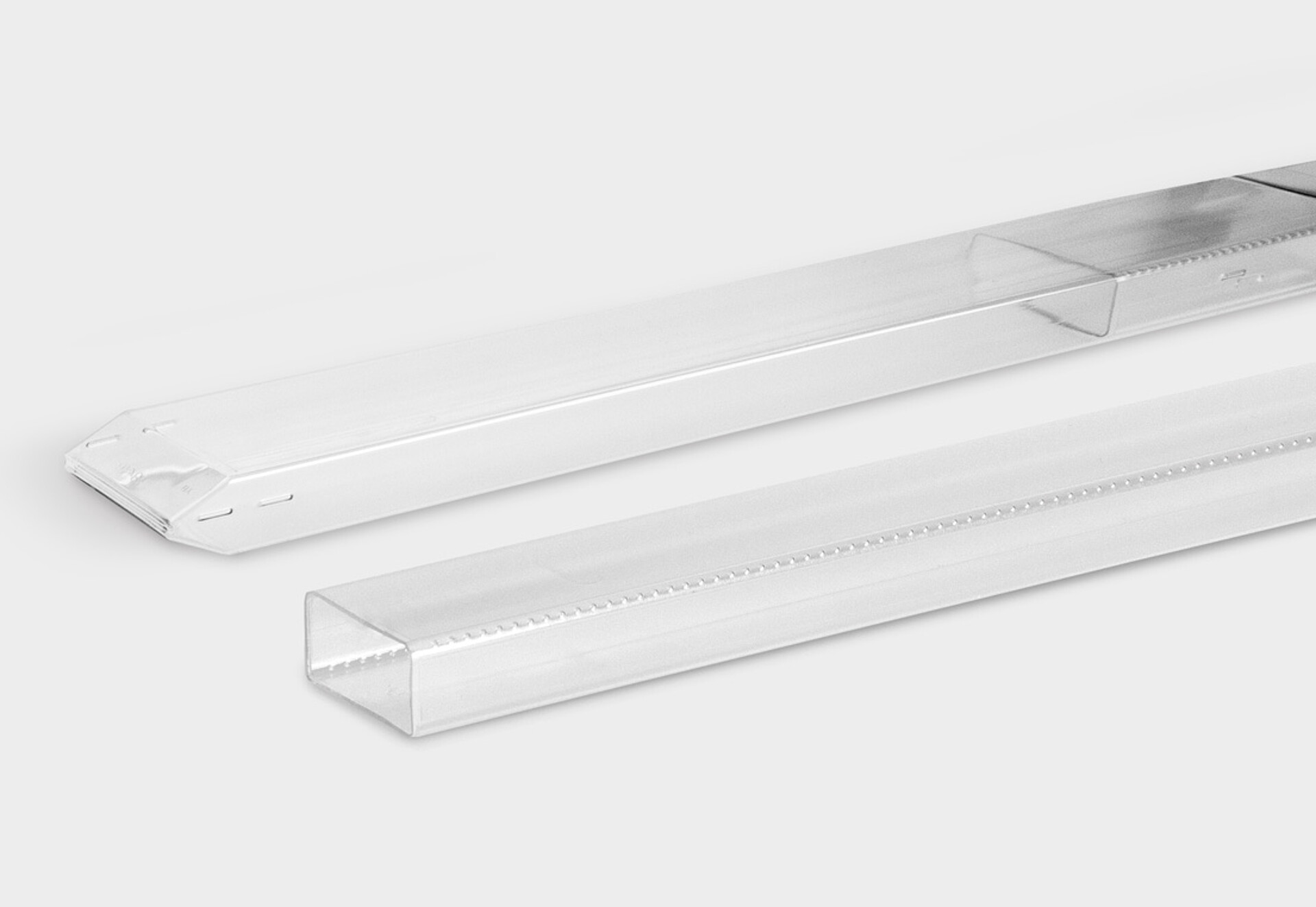 Packaging for rods, guide wires, K-wires, pins, and needles - rose plastic